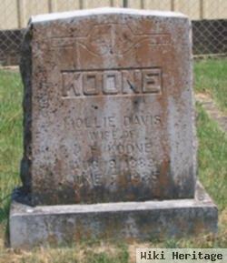 Mary C "mollie" Davis Koone