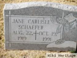 Jane Carlisle Mcdowell Schaefer