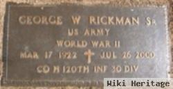 George William Rickman, Sr