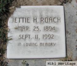 Jettie H Roach