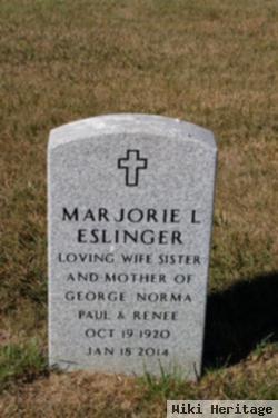 Marjorie J "marge" Bohlin Eslinger