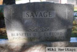 Clifford Duane Savage