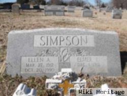 Elmer E Simpson