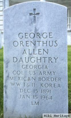 Col George Orenthus Allen Daughtry