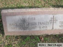 Mary Ann Gheen Fraley