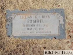 Lillian G Beck Roberts