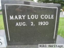 Mary Lou Cole Dawkins