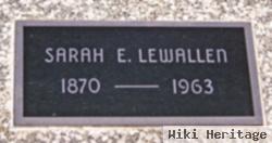 Sarah E Lewallen