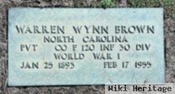 Warren Wynn Brown