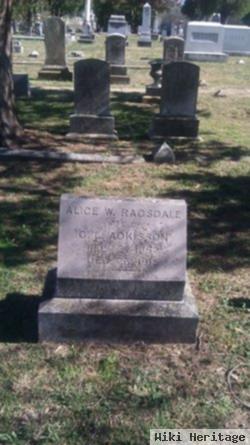 Alice White Ragsdale Adkisson