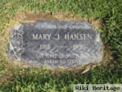 Mary Jane Hansen