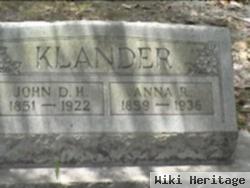 John Deidrich Henry Klander