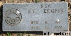 Rev Reuben Cornelius Kemper