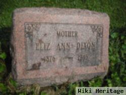 Elizabeth Ann "annie" Shook Kessinger Dixon