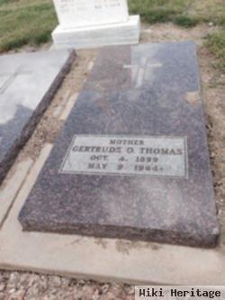 Gertrude O Thomas