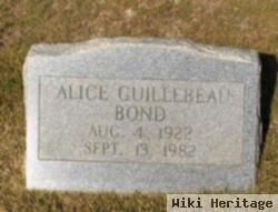 Alice Guillebeau Bond