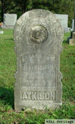 Sarah E. "sallie" Cupp Atkison