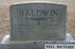 Columbus M Baldwin