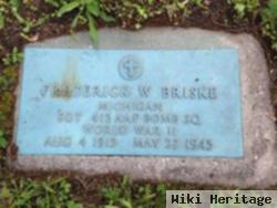 Sgt Frederick W Briske