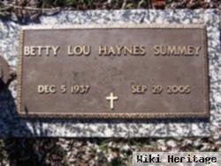 Betty Lou Haynes Summey