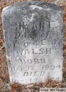 Infant Daughter Of T.r. & E.j. Walsh