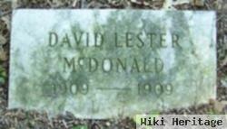 David Lester Mcdonald