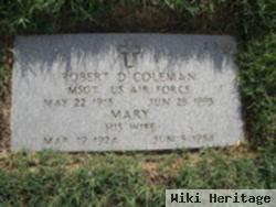 Robert D Coleman