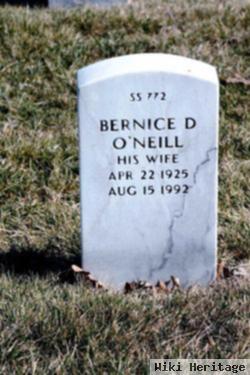 Bernice D "sally" Carrico O'neill