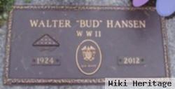 Walter "bud" Hansen