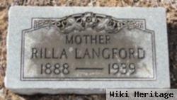 Frances Marilla "rilla" Williams Langford