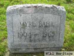 Myrl Bahr