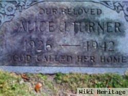 Alice J Turner