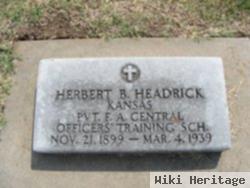 Pvt Herbert B. Headrick