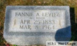 Fannie A Boyer Levitz