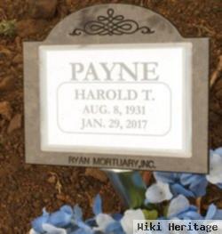 Harold T Payne