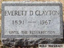 Everett D Clayton