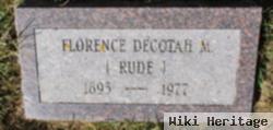 Florence Decotah M Rude Noethe