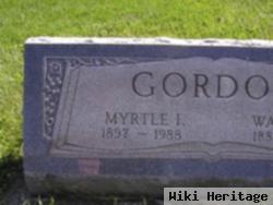 Myrtle I Wolfe Gordon