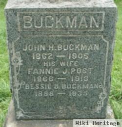 Bessie B Buckman