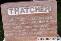 Henry D Thoreau Thatcher