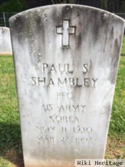 Paul S Shambley