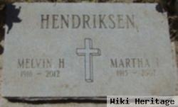 Martha I Hendriksen