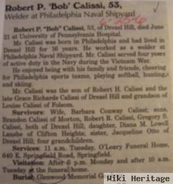 Robert P "bob" Calissi