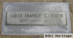 Sarah "frankie" Schroder