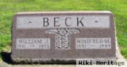 Winifred M Mccunniff Beck