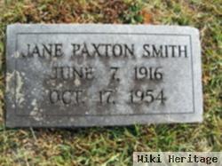 Jane A Paxton Smith