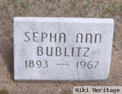 Sepha Ann Bublitz