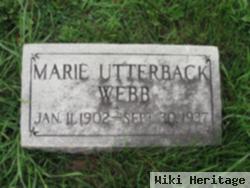 Marie Catherine "mary" Utterback Webb