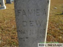 Frances Anna "famie" Finch Dew