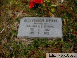 Okla Frances Stevens